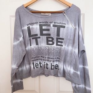 Vintage Havana Tye-dye Cropped Graphic Tee